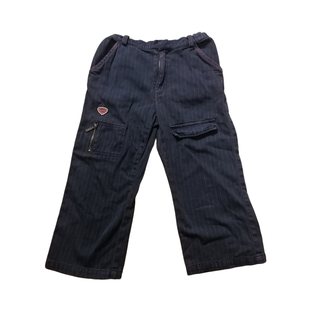 🐒 110, kids 100% cotton pants, 25 inches length
